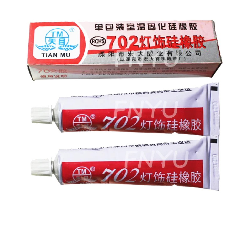 

702 2PCS High Temperature Resistant Energy-Saving Lamp Spotlight Light Sealant Glue Fixed Adhesive Insulation Silicone Rubber