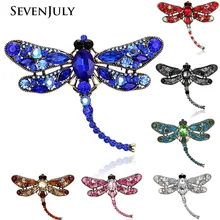 

Insect Dragonfly Brooches Vintage Zinc Alloy Metal Pin Animal Women Clothes Accessories Fashion Jewelry Birthday Gift 2018