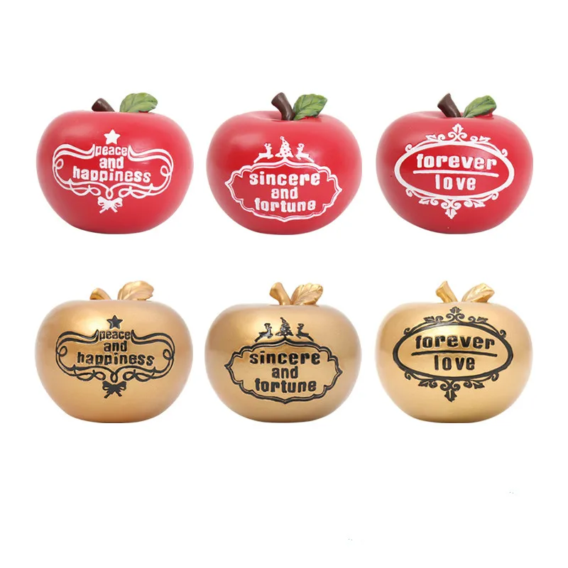 Благословение Американский Рождество фрукты смолы яблоко украшения Смола прекрасный подарок для свадьбы дня рождения украшения для мебели