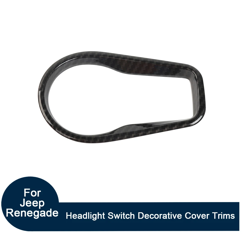 

Fit For Jeep Renegade 2015+ 100% Brand New Original Headlight Switch Decorative Cover Trims Decorative Car Accessories