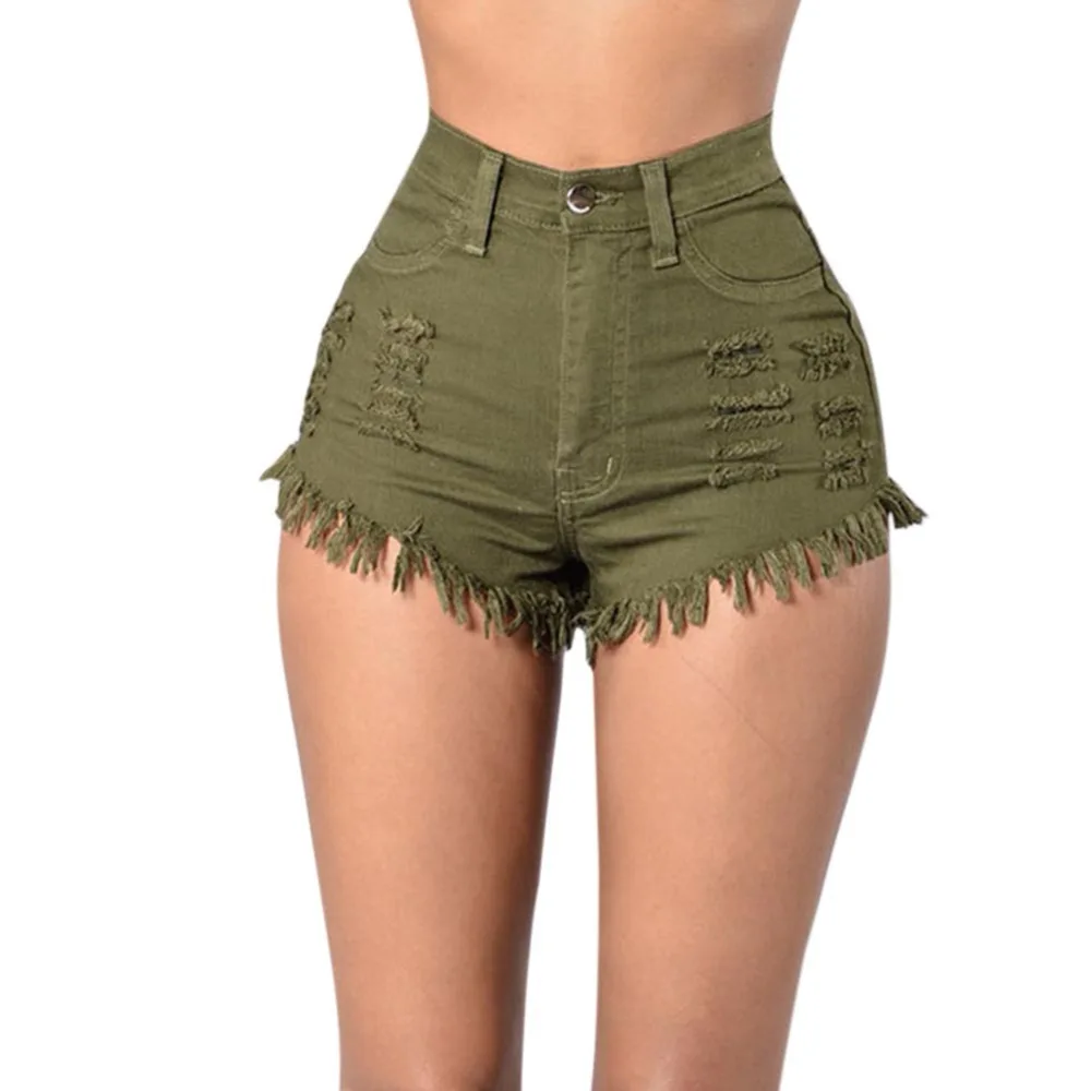 distressed sweat shorts