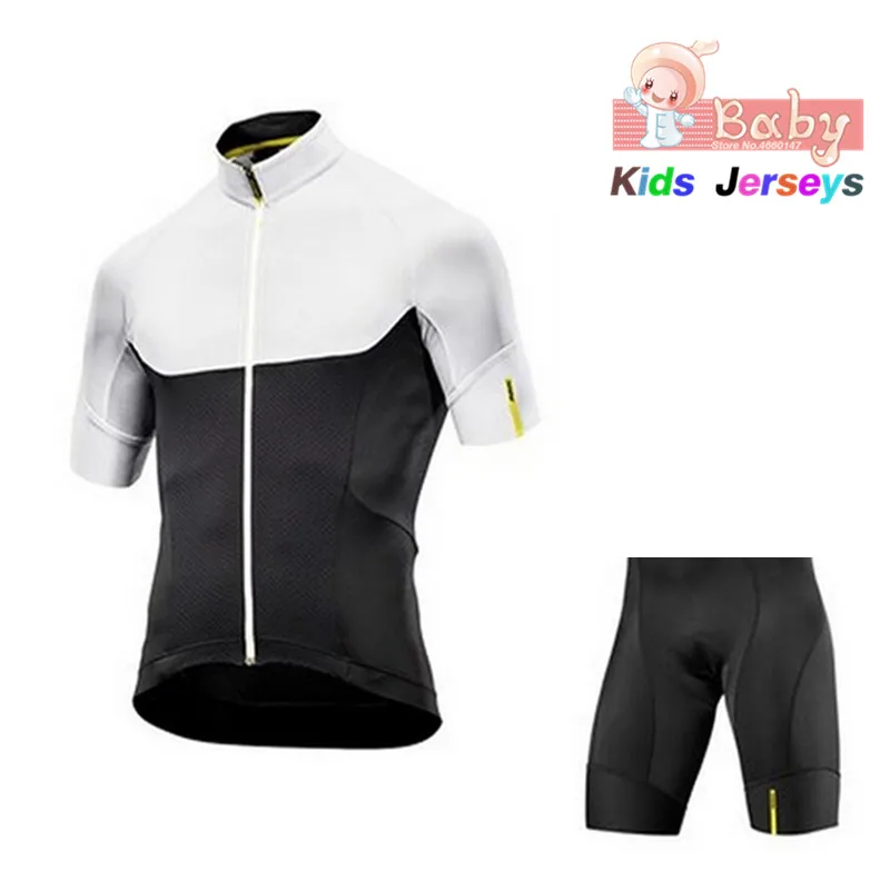 

Mavic Kids 2019 Team Cycling Clothing Set Children Bike Jersey Set Anti-sweat Ropa Ciclismo Boys Pro Bicycle Clothes MTB Wear