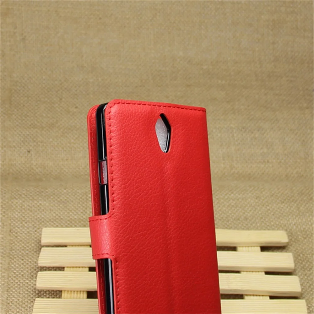 

for Huawei Ascend G700 Cyboris cover For huawei G700 Flip Lichi Holster PU Leather with card slot holders stand function