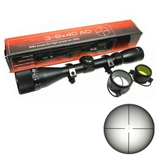 FIRECLUB 3-9X40AO одна трубка стекло двойной перекрещивание сетка оптический прицел с свободные крепления