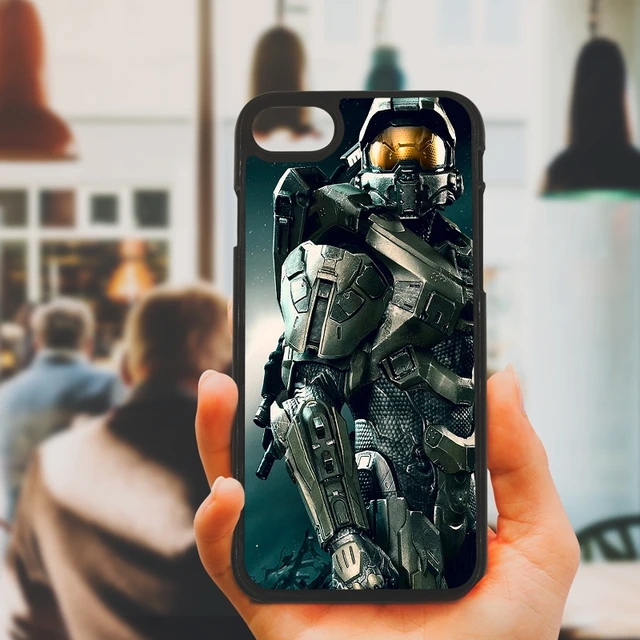 Halo 5 Guardians Cell Phone Cases Hard Plastic Anti knock Black Shell