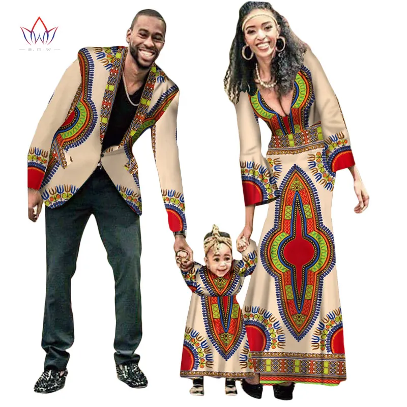 Г. Осенняя Новая модная Одинаковая одежда брендовая африканская одежда для папы, мамы и сына винтажные комплекты Семейные комплекты с длинными рукавами WYQ15 - Цвет: 8