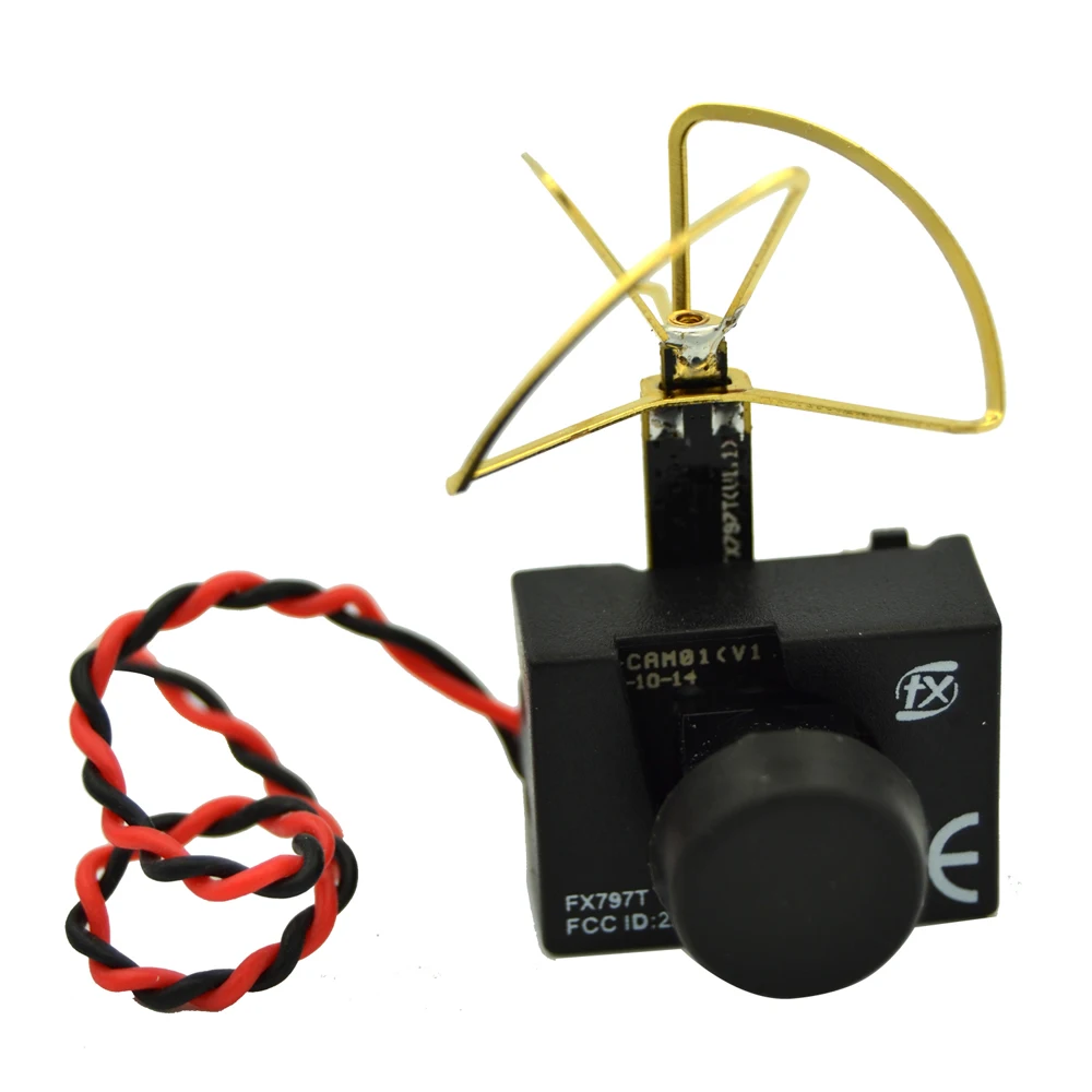 

FX797T 5.8G 25mW 40CH AV Transmitter With 600TVL Camera for FPV RC drones