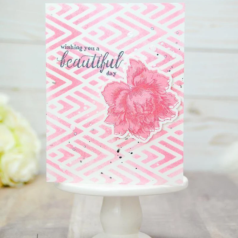 

Wallpaper Background Plastic Stencils for DIY Scrapbooking Decorative Embossing DIY Paper Cards Crafts Templates Drawing Sheets