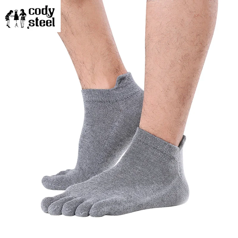 Cody Steel Summer Mens Toe Socks Cotton Fashion Five Fingers Man Socks