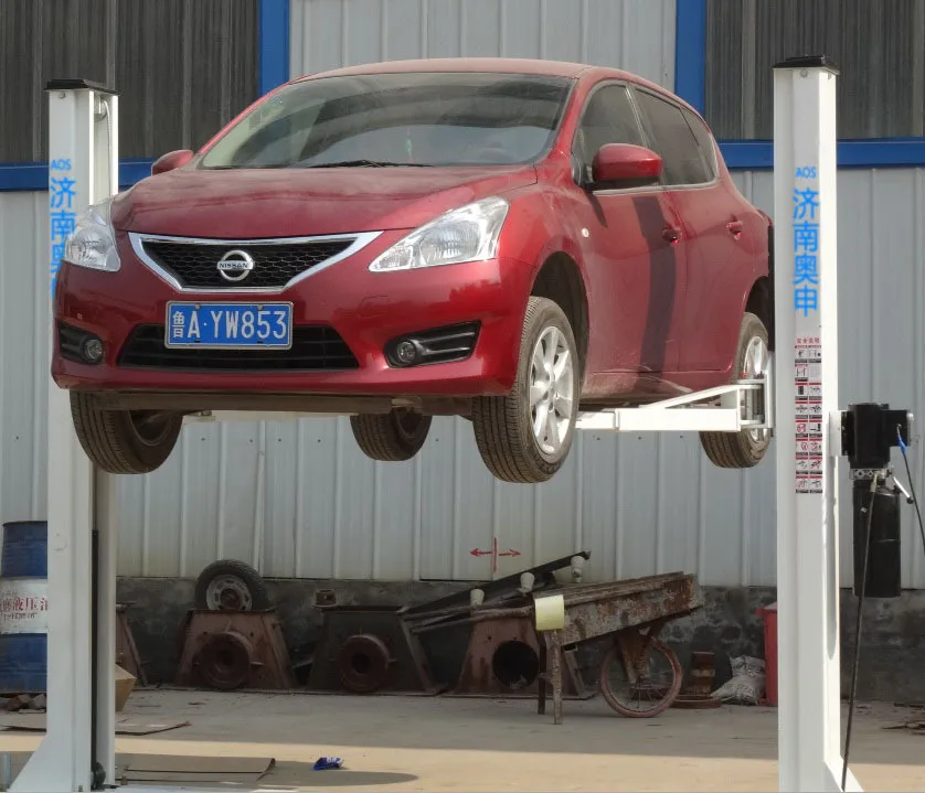 

Car Lift Vehicle Maintenance Equipment Lifting Repairing Equipment A3500 Two Post Car Lift Floor Plate design