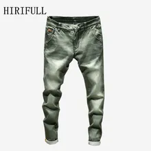 Модные осенние зимние джинсы мужские дизайнерские обтягивающие джинсы Прямые мужские s повседневные байкерские мужские джинсы деним Стрейчевые узкие брюки