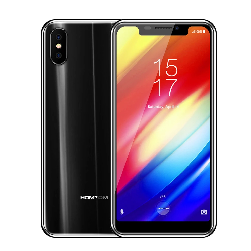 Smartphone H10 4G смартфон 5 85 дюймов Android 8 1 MTK6750T Восьмиядерный 4 Гб ОЗУ 64 ПЗУ с отпечатком