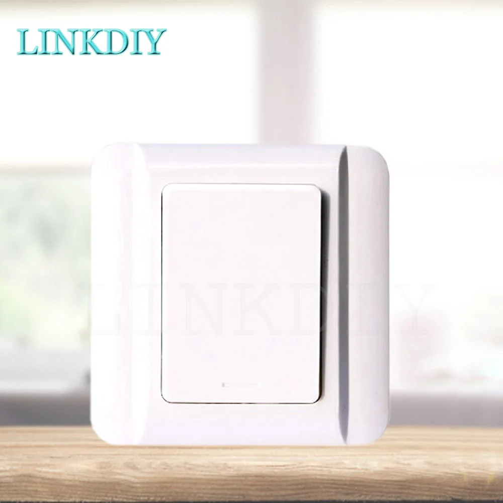 

LINKDIY Wireless remote control switch light switch without battery No need to connect convenient Paste touch wall switch