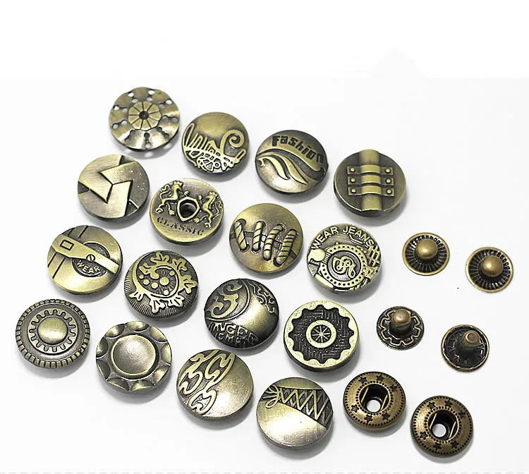 17 мм, 16 видов стилей, 10 комплектов, металлические застежки, кнопки-гвоздики, попперы, кожа, магнит, кнопка для джинсов