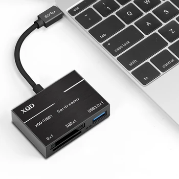 

1pcs USB-C XQD SD Card Reader Upto 500MB/s High Speed Type-C USB3.0 HUB Camera Kit Adapter
