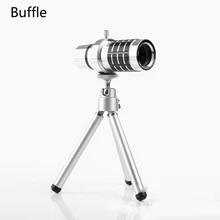 1 шт. Высокое качество алюминий Aolly 12X круглый Телеобъектив Объектив камеры телескоп мобильный смартфон с крышкой штатива