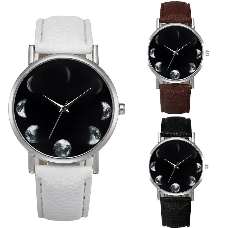 

Fashion Womens Retro Design Leather Band Analog Alloy Quartz Wrist Watch
