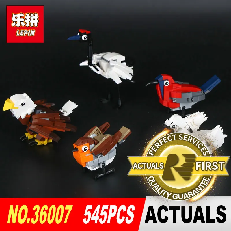 

Lepin 36007 545Pcs The HUB Birds Set Creative City Series Building Blocks Bricks Educational DIY Toys Model 4002014 for Children