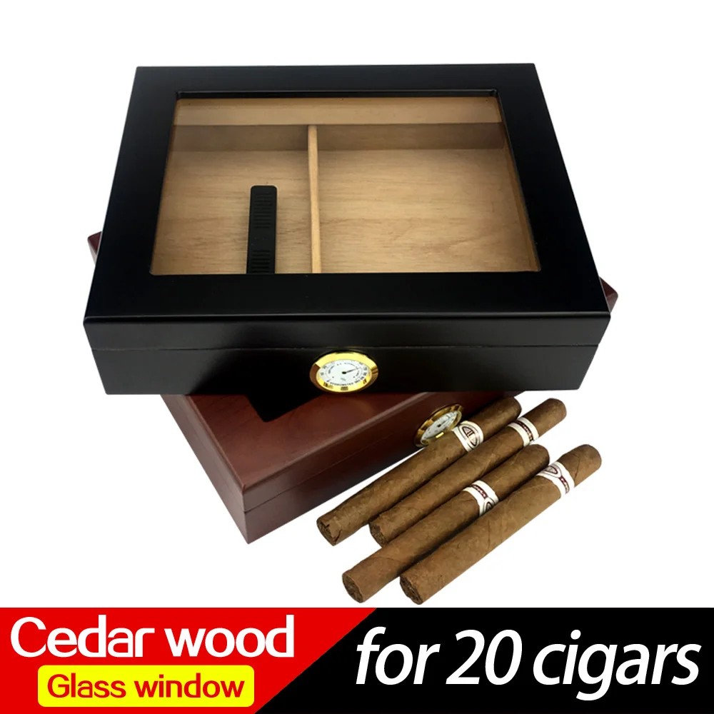 cigarette wooden box humidor cigar box 1520 cigars Desktop Humidor