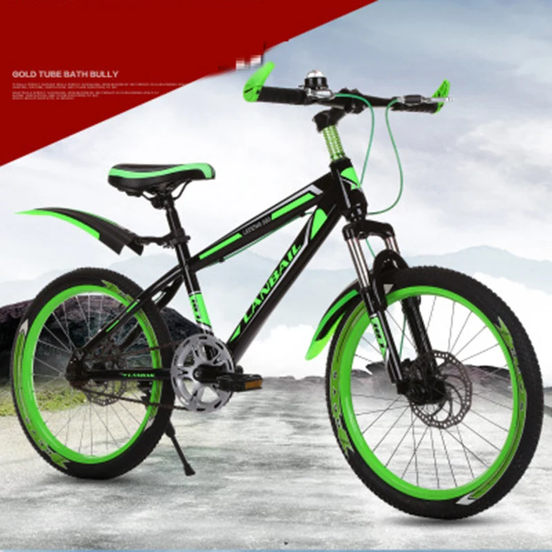 Велосипеды с высоким уровнем Класс горный велосипед 18-дюймовые амортизатор из двух дисковый тормоз детский велосипед велосипедный шоссейный велосипед