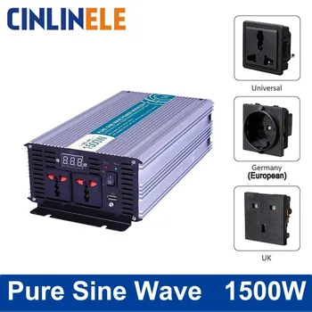 

Smart Pure Sine Wave Inverter 1500W CLP1500A DC 12V 24V 48V to AC 110V 220V Smart Series Solar Power 1500W Surge Power 3000W