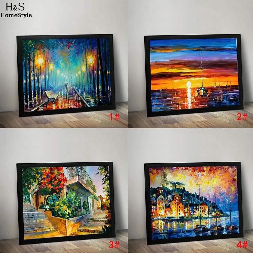 

Home Oil Printed Beautiful Painting Colorful Decorations Painting Frameless