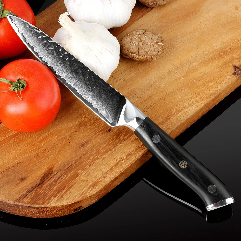 XITUO 5 Inch Utility Slicing Knife 67 Layers Japanese Damascus Stainless Steel VG-10 Cooking Tools Chef Kitchen Knife Damascus XITUO 5 Inch Utility Slicing Knife 67 Layers Japanese Damascus Stainless Steel VG-10 Cooking Tools Chef Kitchen Knife Damascus