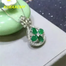 KJJEAXCMY boutique jewelry,Natural female Emerald Necklace inlaid jewelry wholesale, S925 silver, sterling silver wholesale proc yoowei 5mm amber women necklace for christmas new year gift round gold baltic amber jewelry s925 silver beads boutique wholesale