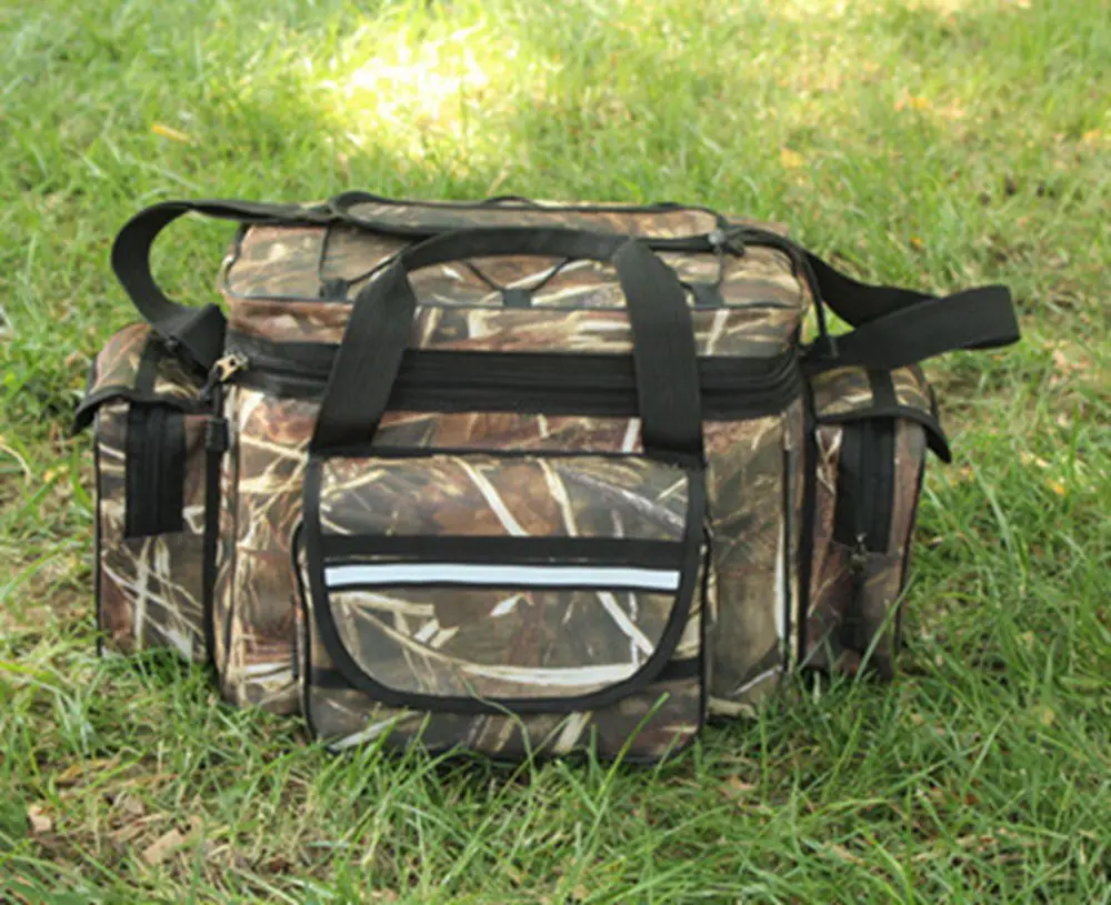 

Camo straws color Fishing big bag