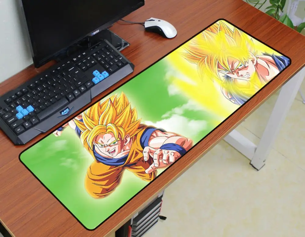 Коврик для мыши Dragon Ball 900x300x3 мм коврик для мыши на заказ notbook компьютерный коврик для мыши Аниме игровой коврик для мыши геймер клавиатура Коврик для мыши