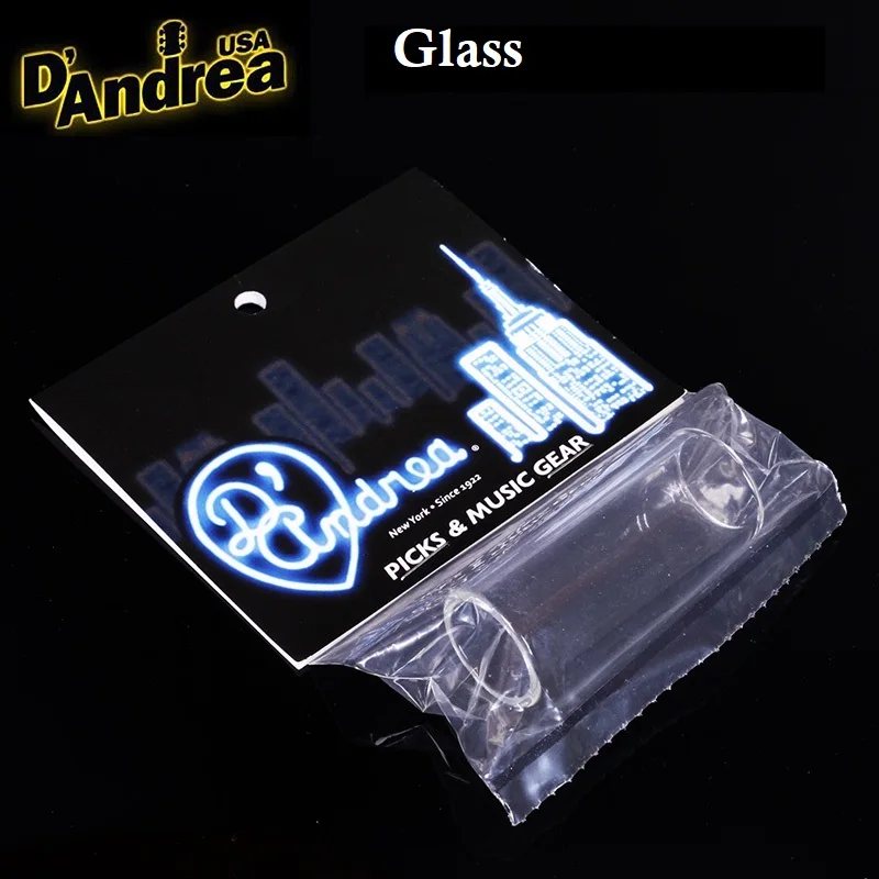 D'Andrea Glass Slide for Guitar, Medicine Bottle Slide also Available