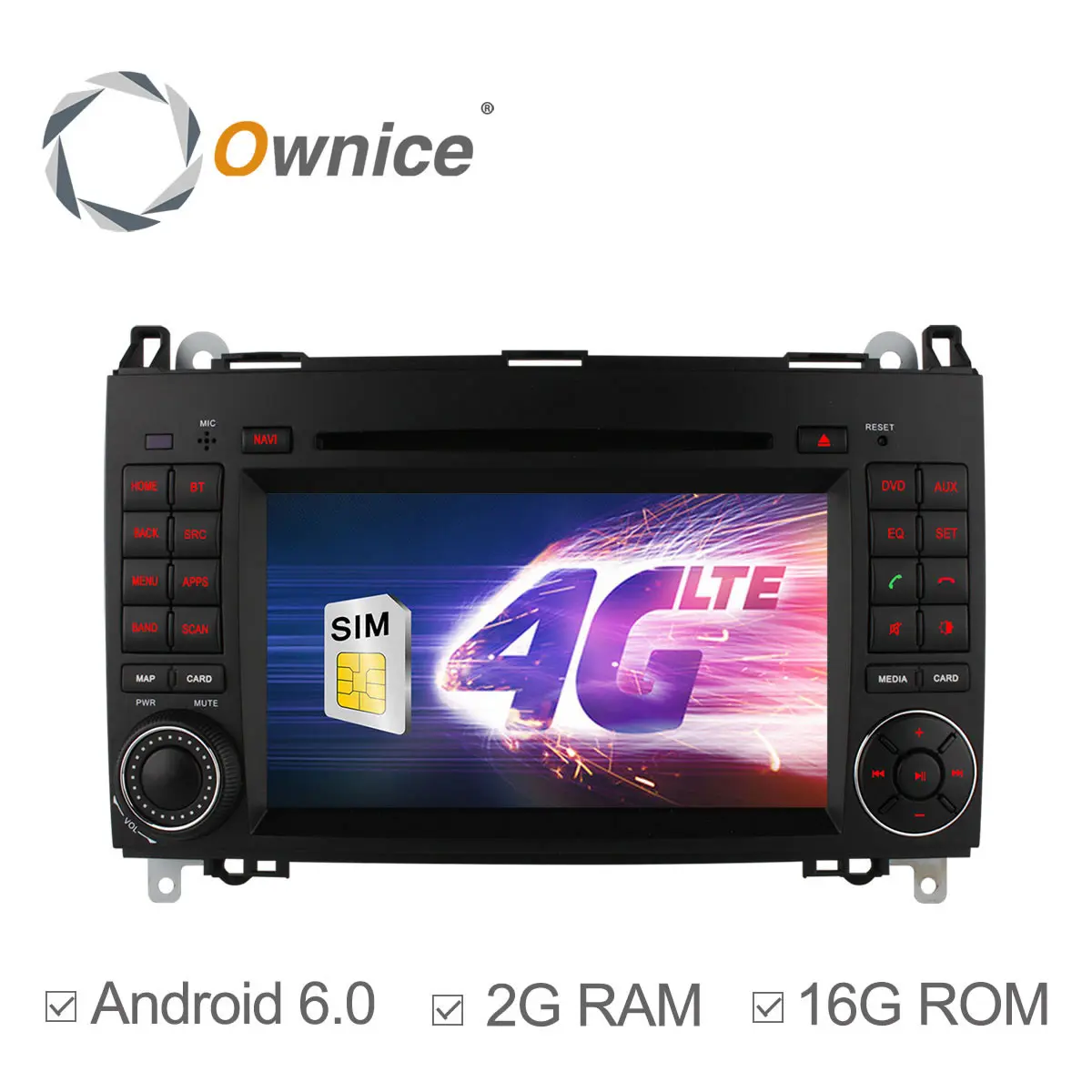 Ownice C500 Android6 0 Quad Core 7 Car DVD Player FOR Mercedes A B Class W169