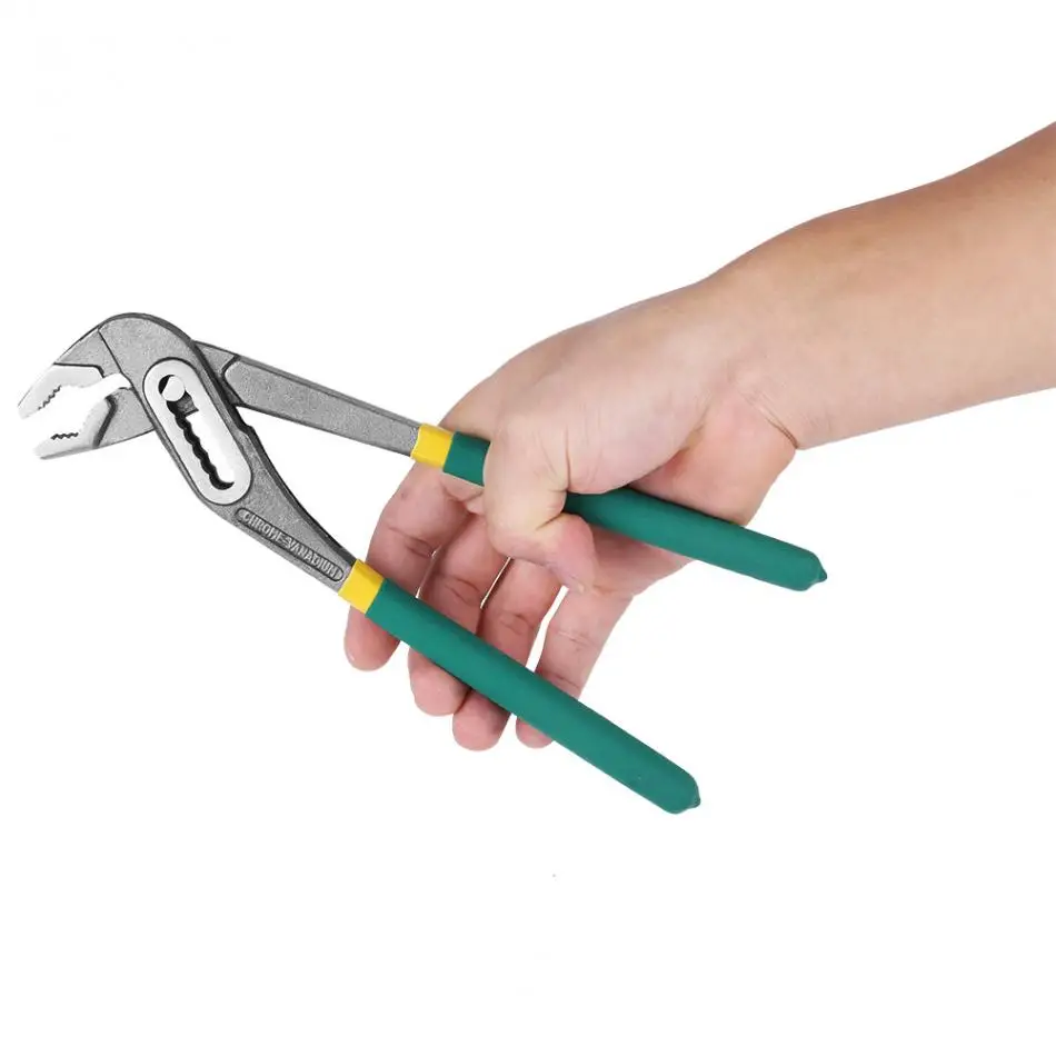 Multi function Adjustable Water Pump Pliers Pipe Plier Tongue and