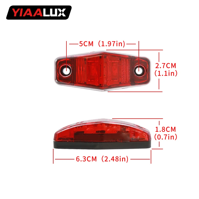 1x светодиодный боковой габаритный фонарь лампа габаритного фонаря 12V 24V e