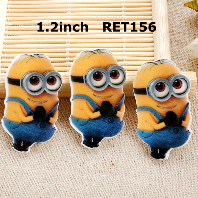 

50pcs 37x23mm flat back cartoon planar resin for diy decoration crafts accessories free shipping RET156