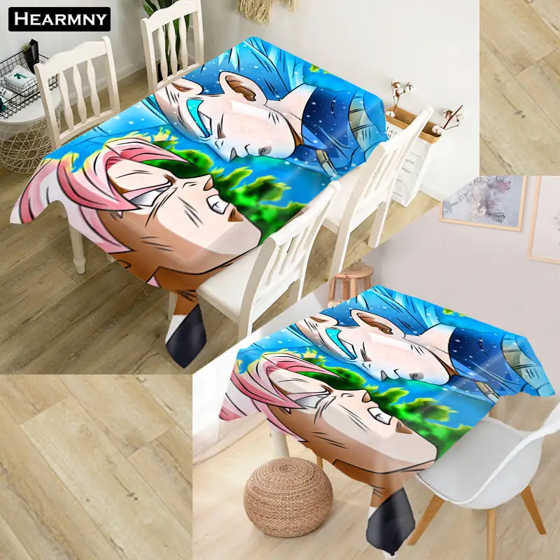 Custom Dragon Ball Z 01 Tablecloth Kitchen Dining Table