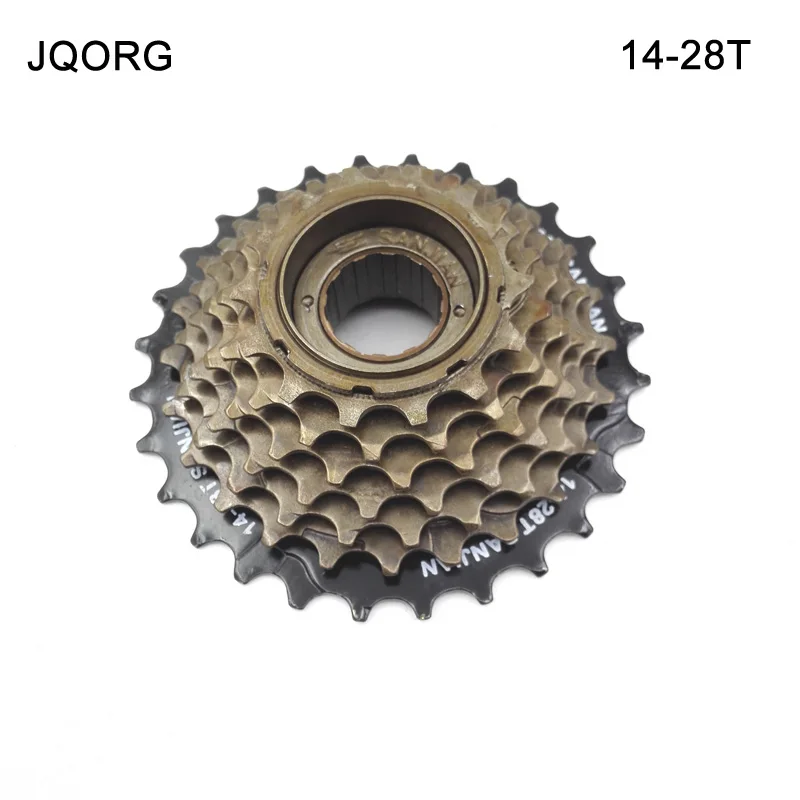 14 28T Mountain Bike Freewheel 7 Speeds Steel Material Road Bicycle 7S Flywheel Cycling Wheel
