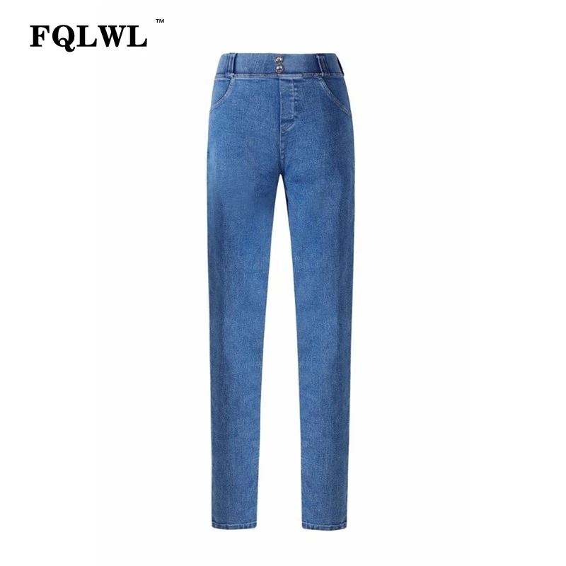 FQLWL Sexy Push Up Jeans Women Pencil Pants Denim Elastic Waist Stretch Skinny Jeans Autumn Leggings Streetwear Ladies Trousers FQLWL Sexy Push Up Jeans Women Pencil Pants Denim Elastic Waist Stretch Skinny Jeans Autumn Leggings Streetwear Ladies Trousers