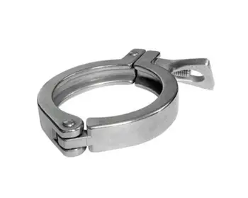 

2PCS/LOT 201 Stainless Steel 2-1/2'' 63MM Tri Clamp 77.5MM Ferrule Outer Dimension Tri Clover Sanitary Fitting For Home Brewing