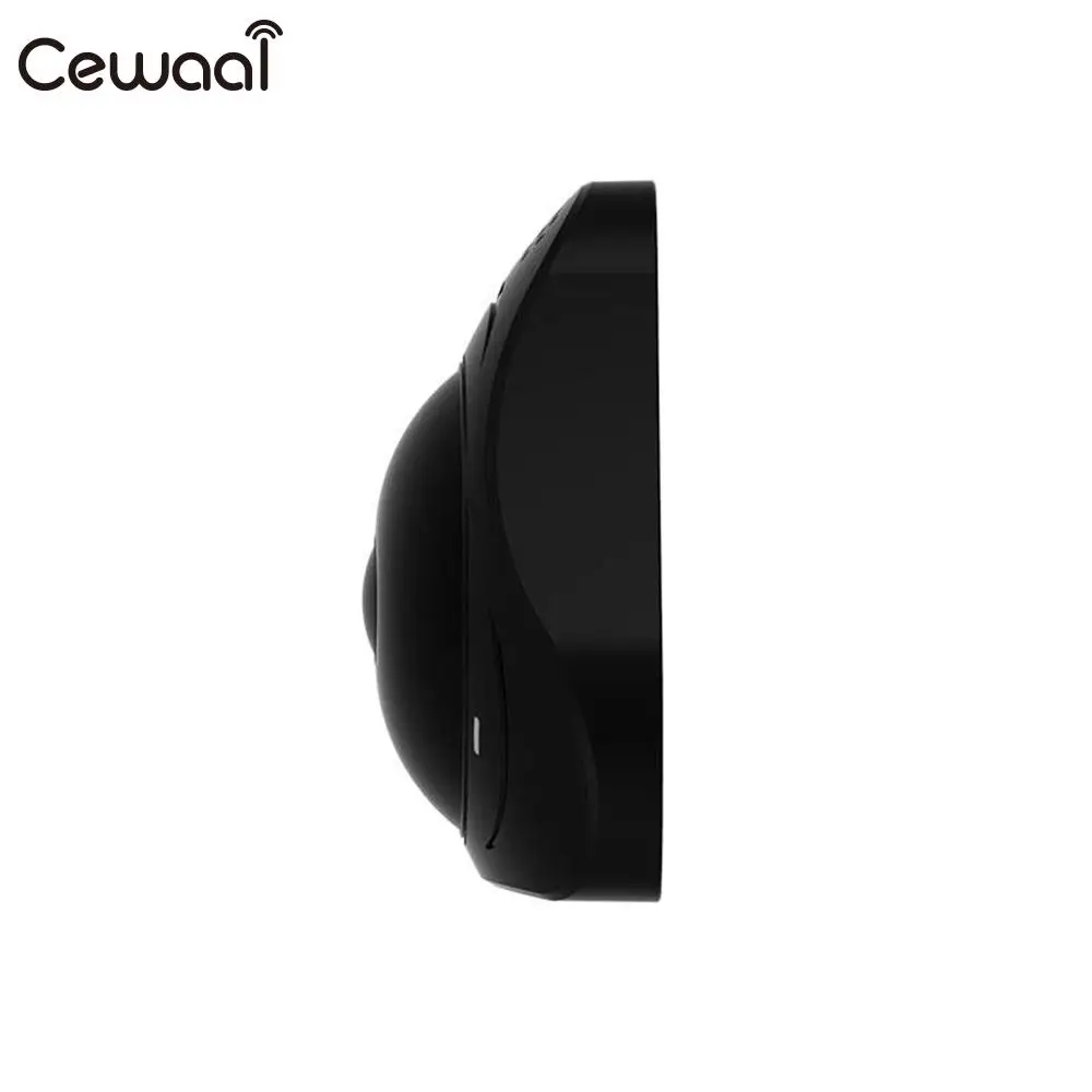 Cewaal 360 Degree Wide Angle Fisheye Panoramic Panorama IP VR Camera CCTV Cam Video IR Night Vision US plug Camcorder Cam
