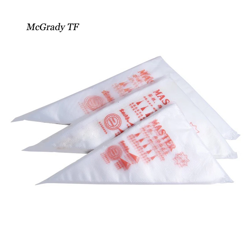 

Mac New 100Pcs/Pack 30*22cm Disposable Piping Bag Icing Fondant Cake Cream Decorating Pastry Tools