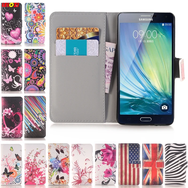 Lelozi искусств Распечатать luruxy Бумажник Кожа PU откидная крышка Чехол для Samsung Galaxy A3