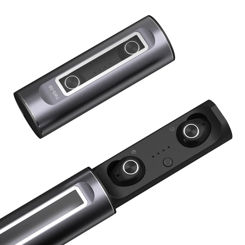 

2019 Hot TWS Mini Wireless Bluetooth 5.0 Earphone In Ear Stereo Earbuds with Charging Box For DOY