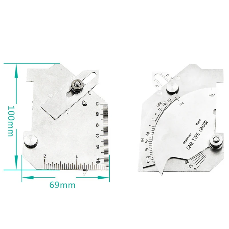 

MG-8 0.5mm Bridge Gauge Cam Type Master Fillet Welding Laser Calibration Gauge
