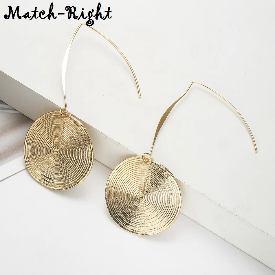 

Match-Right Trendy Earrings for Women/Geometric/Hanging/Korean/Gold/Silver/Statement Drop Earrings Women Jewelry Female SP523