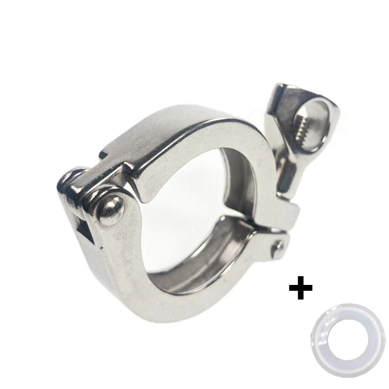 Tri Clamp Clover Stainless Steel 304 4in HFS R 
