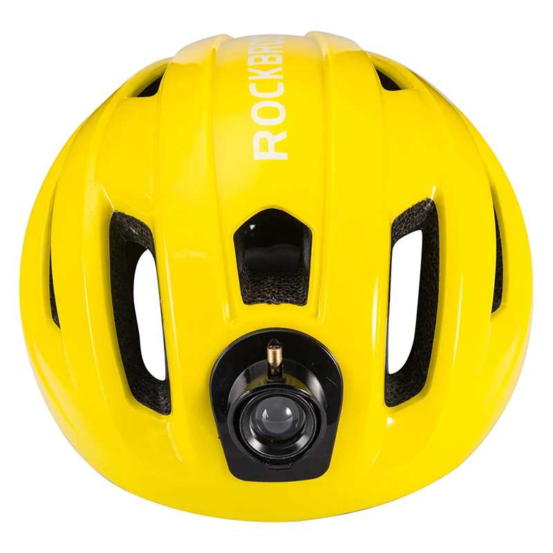 ROCKBROS Bicycle Light Helmet Intergrally-molded Bike Headlamp Cycling Helmet Sports Safety Men Women MTB Bike Helmet Equipment