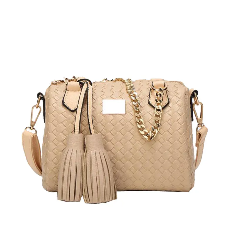 

2016 European Pillow Handbag Tassel Shoulder Bag Handbags Messenger Woman Brand Small Tote Bag Ladies Chain Bags High Quality