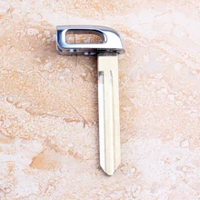 С канавкой справа ключ смарт-карты для hyundai и KIA серии дистанционного ключа лезвия для изменения [2 шт]