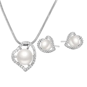 

Women Freshwater Pearl Beads Jewelry Set Jewelry Wedding Decoration Ladies Earrings/Pendant/Necklace Set